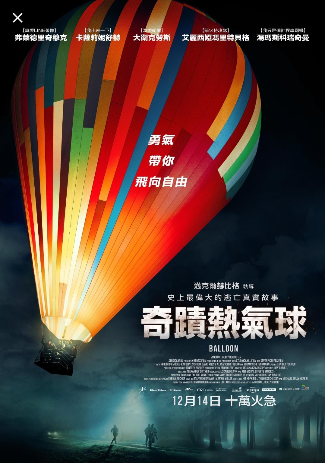 電影【奇蹟熱氣球】影評、台詞金句：生命誠可貴，自由價更高！Balloon