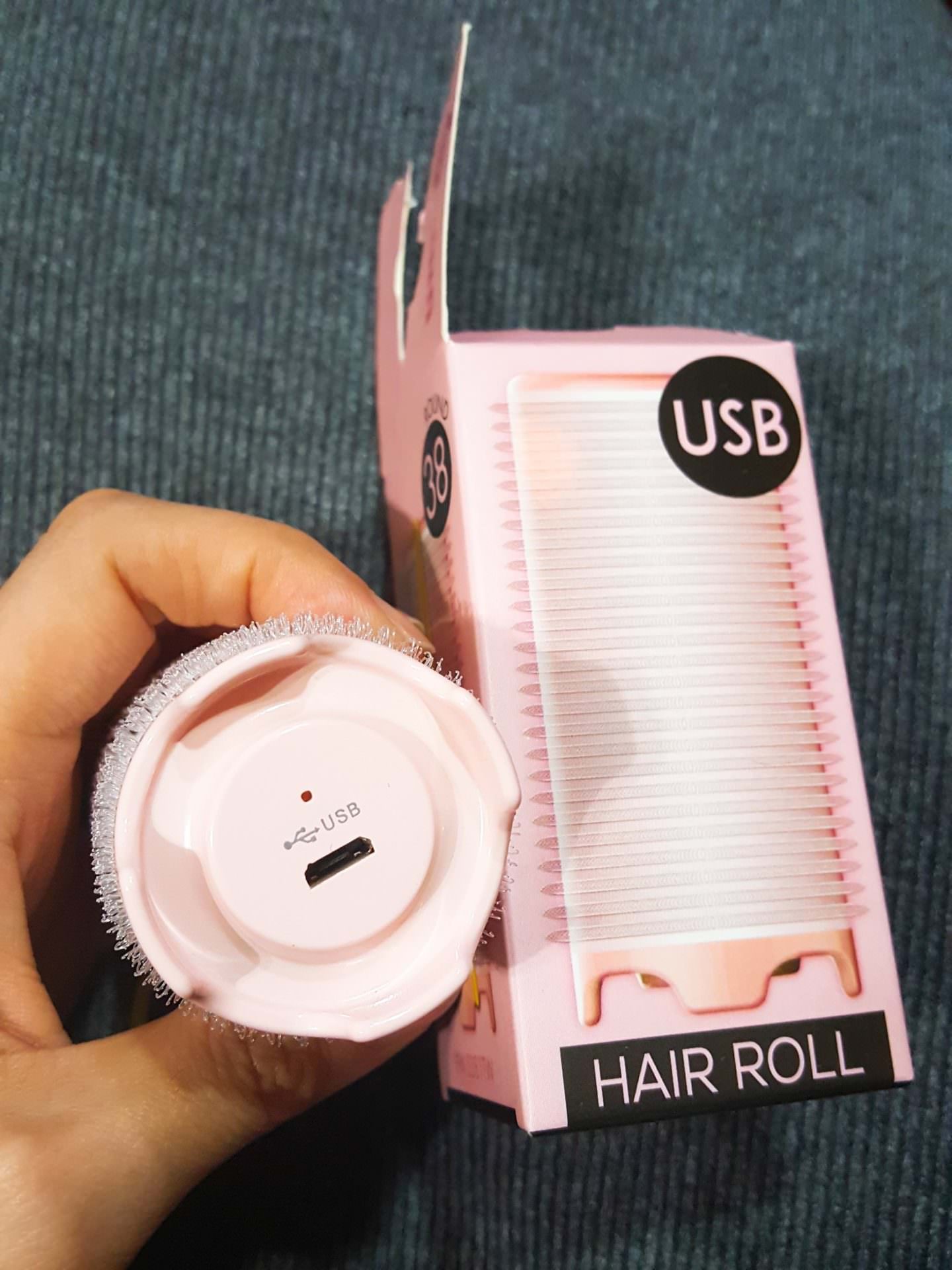 【美髮】韓國UNIX Take-out 蜜糖髮卷球USB hair roll開箱文~給不會吹瀏海捲的人參考