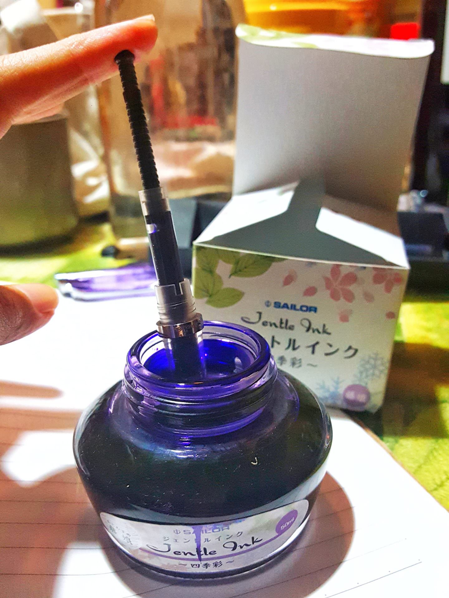 【鋼筆】皮爾卡登 Pierre Cardin | ishare愛寫鋼筆(透明紫) 開箱文＋Sailor四季彩藤娘