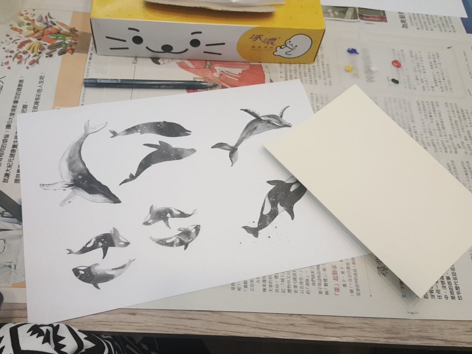 【DIY】第一次星空畫就上手：自己做超紓壓療癒的星空畫書籤，零失敗！ Starry Sky bookmark