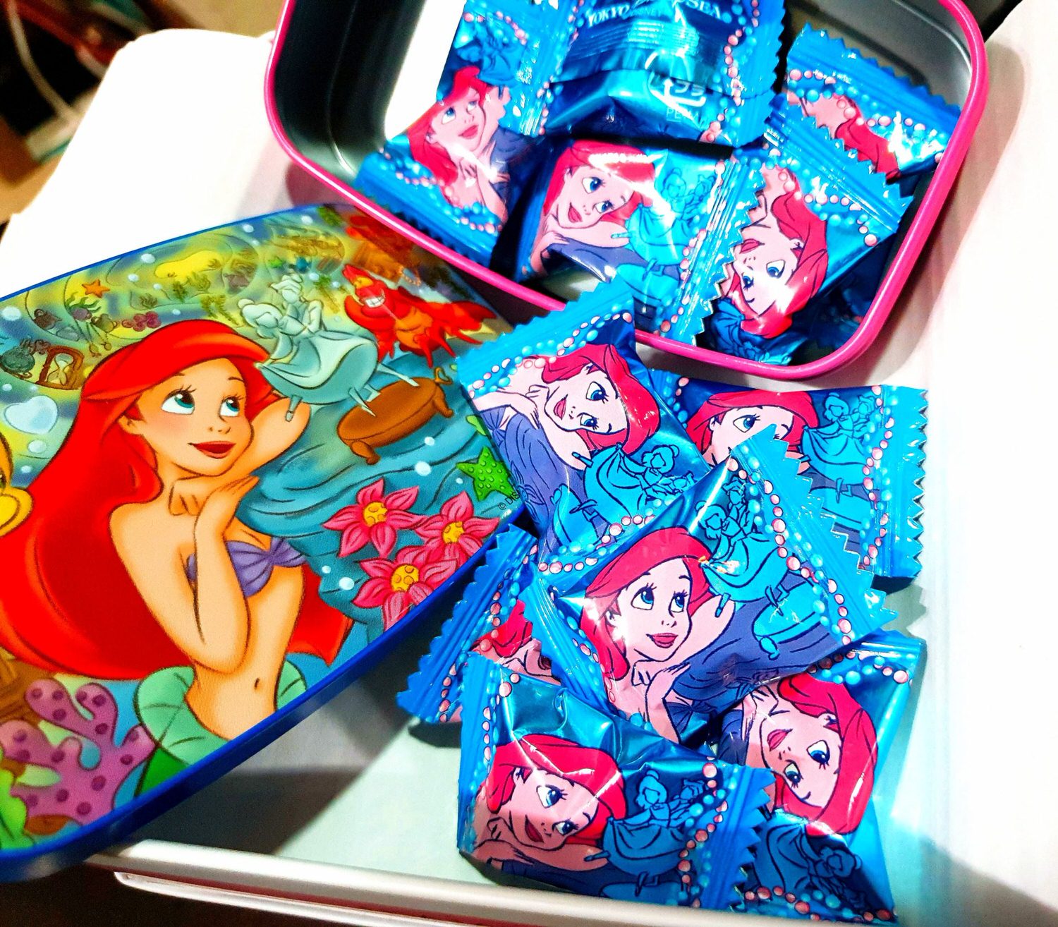 【零食】日本東京迪士尼樂園：小美人魚糖果 TOKYO Disney The Little Mermaid Candy