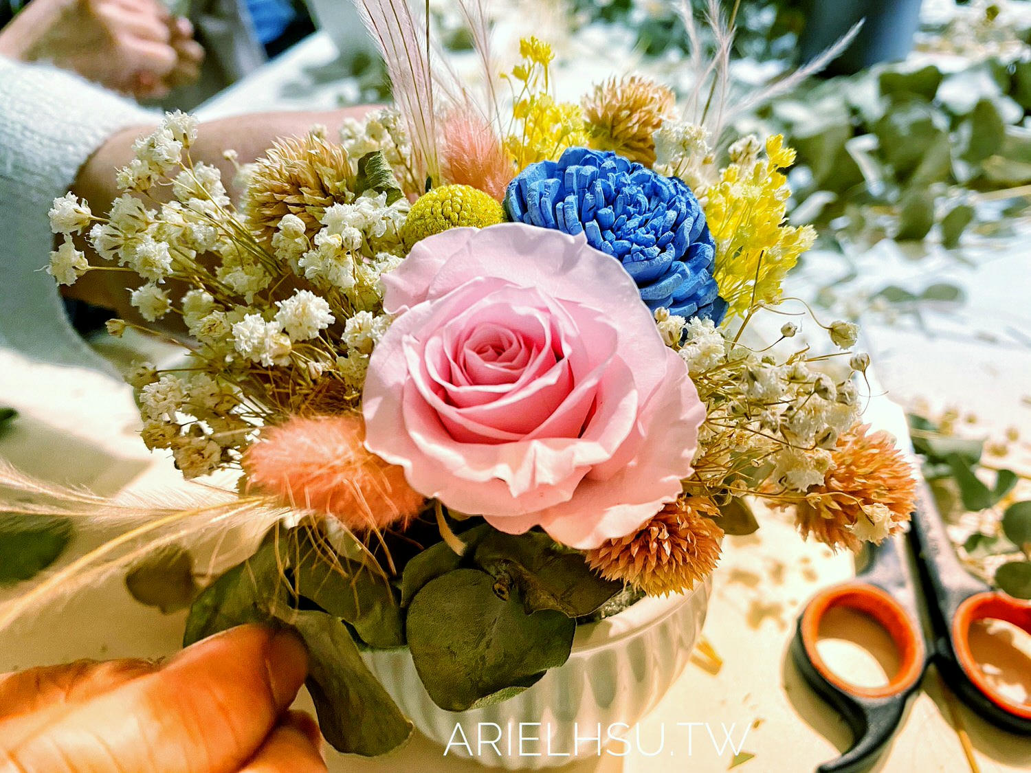 【花藝】永生花攻略，教你第一次插花就上手 ，零失敗！永生花、不凋花、保鮮花 | Preserved Fresh Flowers