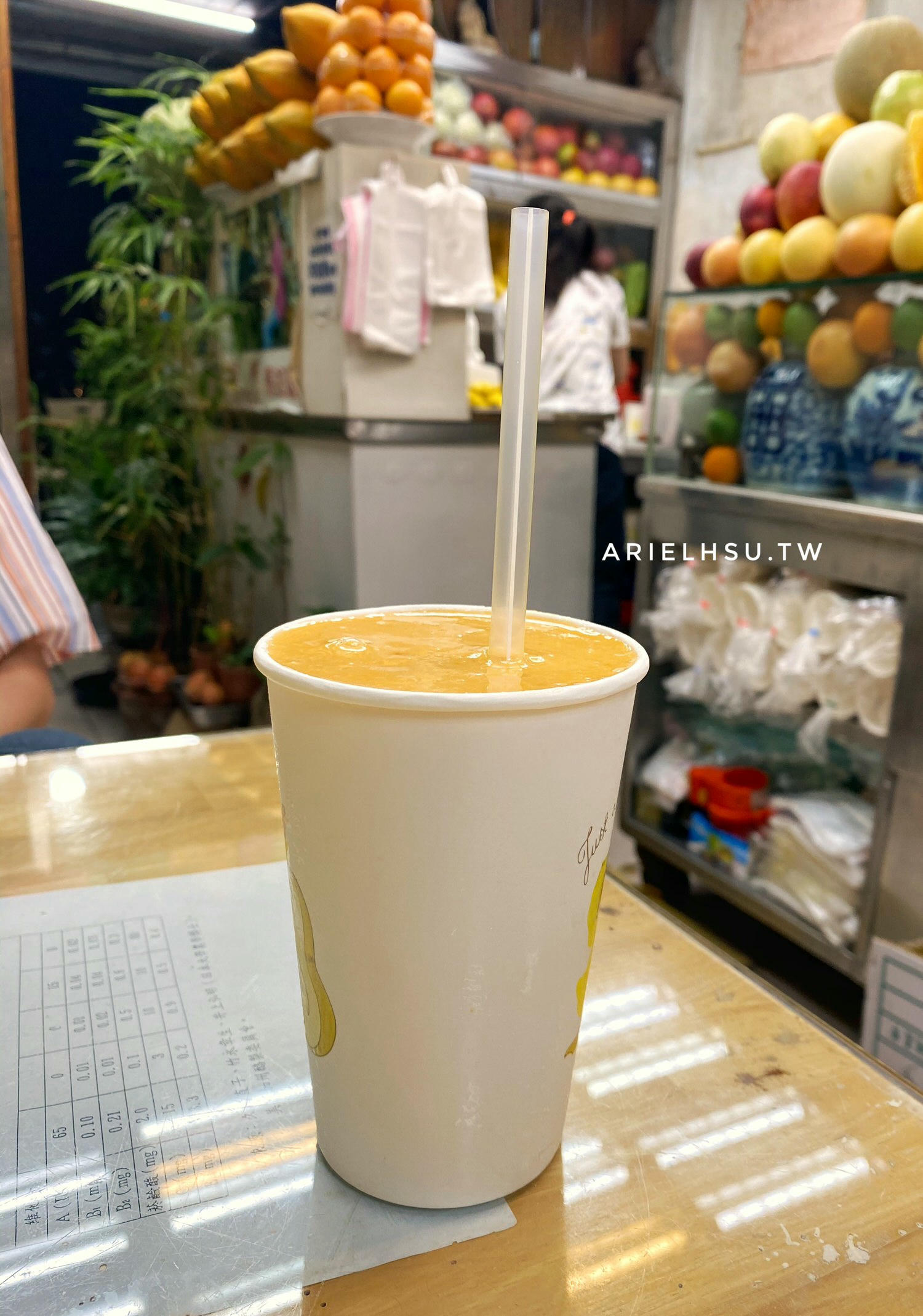【食記】台北萬華《龍來冰果室》龍來現打果汁推薦、水果切盤：台北深夜水果切盤、超濃郁果汁專賣~夜貓子最愛！