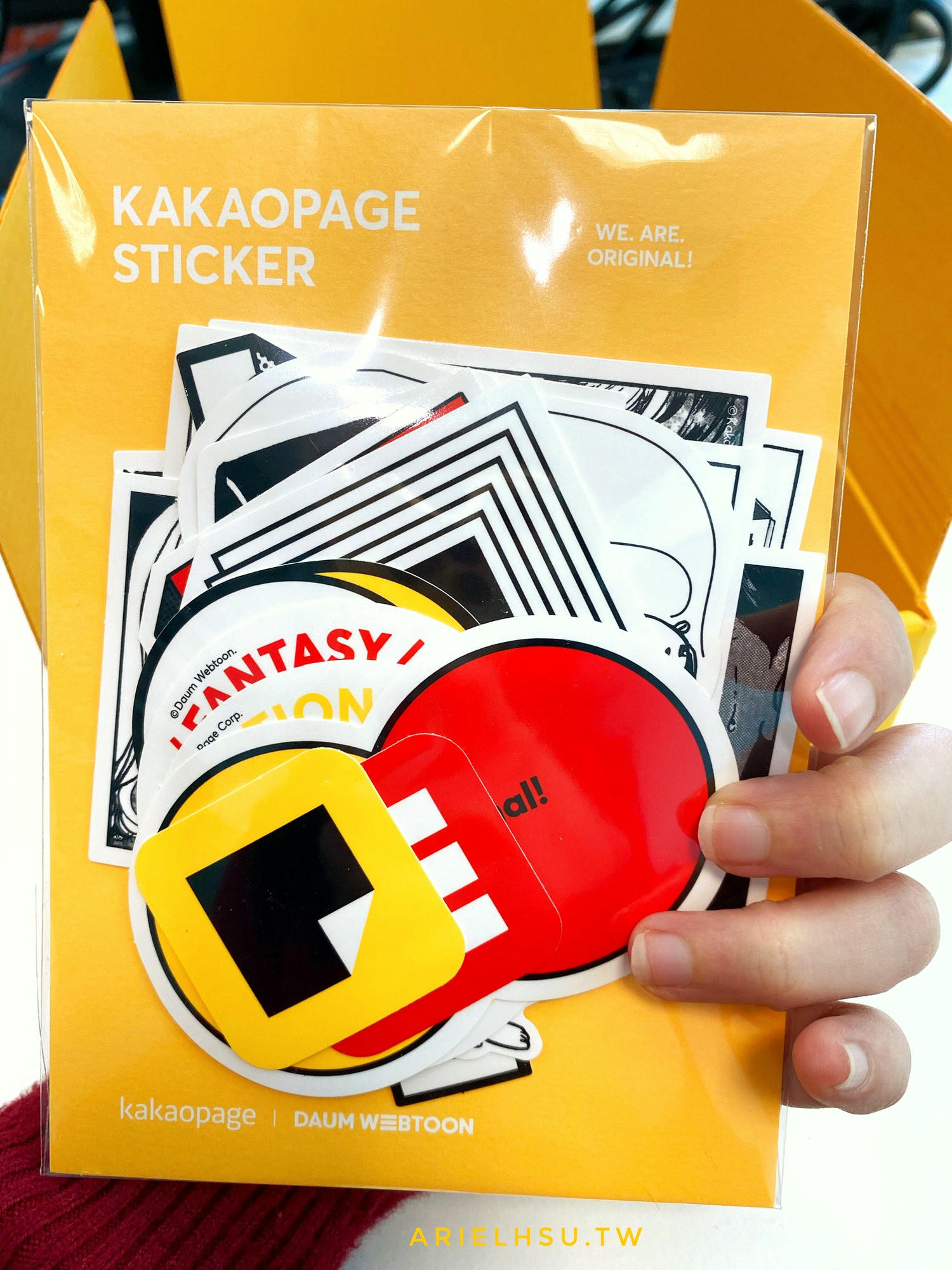 【開箱】Kakaopage文具盒品牌工具包：韓國網路漫畫平台 | 企業形象識別限定：德國if設計獎