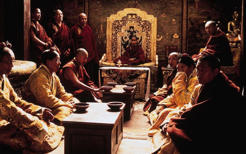 電影【達賴的一生】台詞金句名言語錄：每個果，不管是善或惡都有它的因 Kundun Quotes