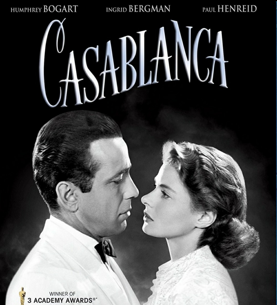 電影【北非諜影】（又譯：卡薩布蘭卡，Casablanca, 1942)