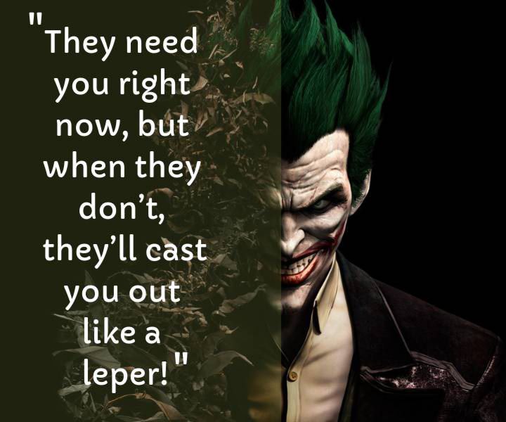 電影【蝙蝠俠：黑暗騎士】希斯萊傑 31句 小丑名言經典語錄：The Joker - Heath Ledger Quotes 小丑電影台詞金句、中英文對照