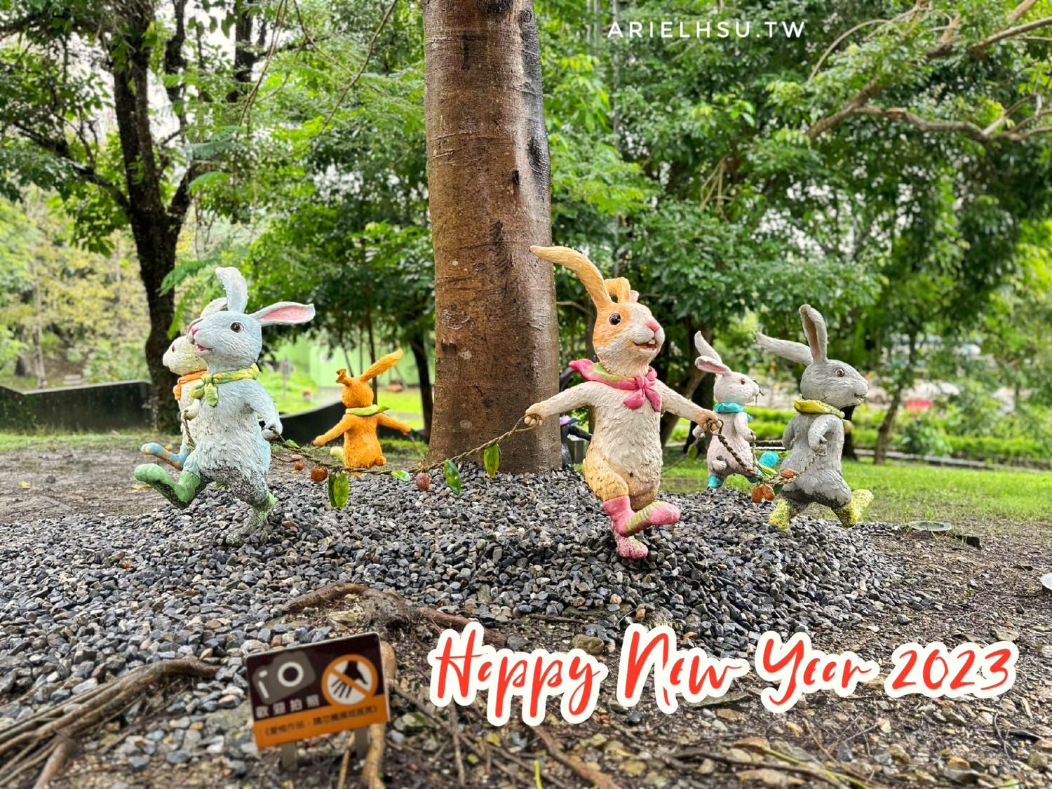【新年祝賀語錄】2023兔年吉祥話 祝福您錢兔似錦 兔年行大運 新年快樂 Happy new year of Rabbit