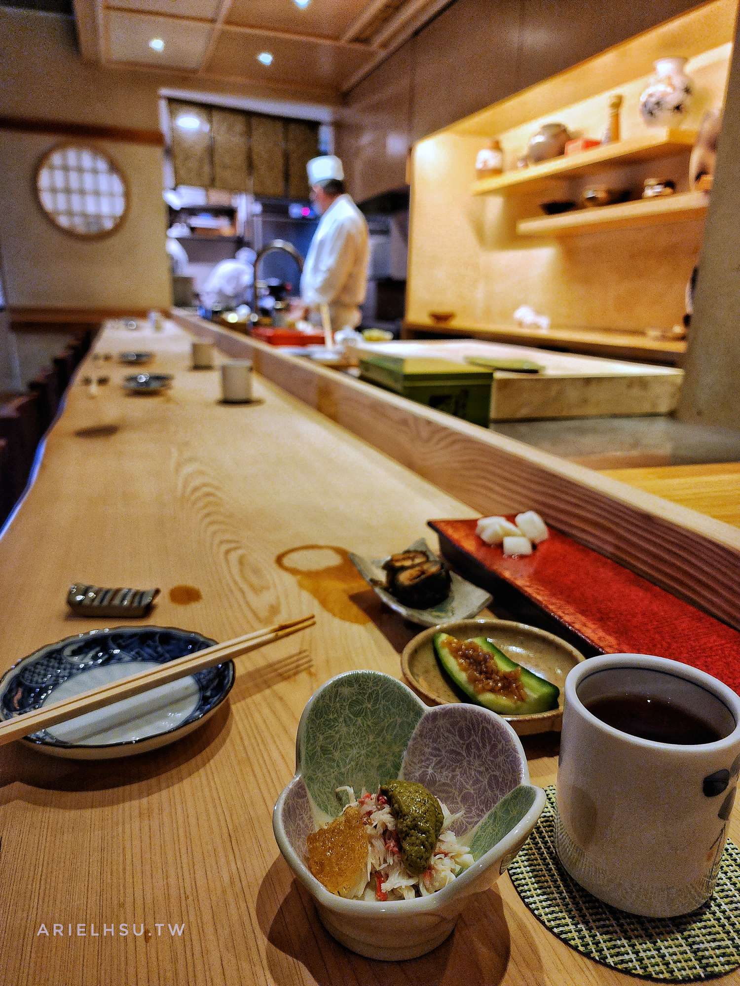 【食記】再訪台北信義安和《山花割烹》山花日本料理：和國寶級阿田師來一場深度美食無菜單料理、近101美食