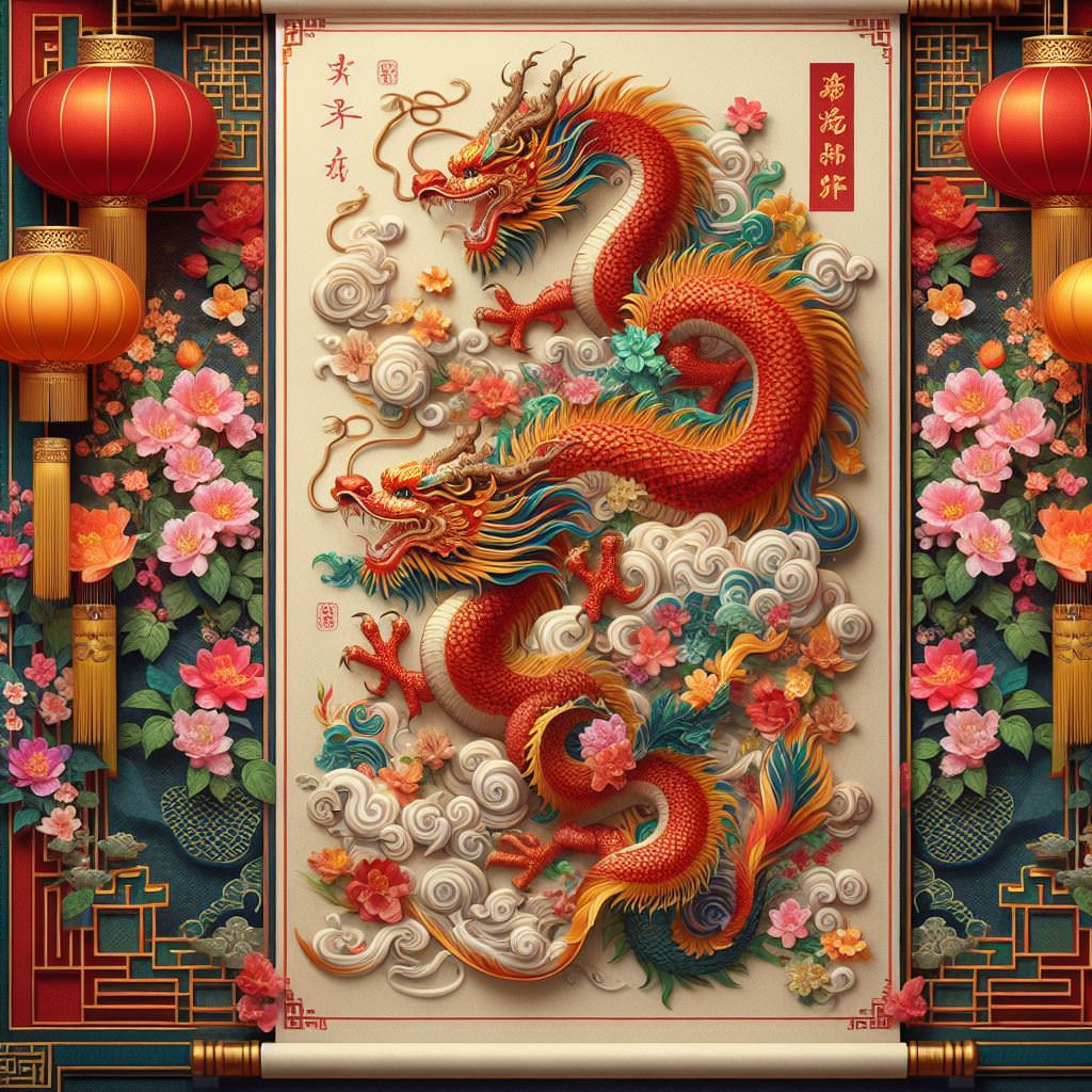 【新年祝賀語錄】2024龍年吉祥話 祝福您龍年行大運 好運龍總來！新年快樂 Happy new year of Dragon