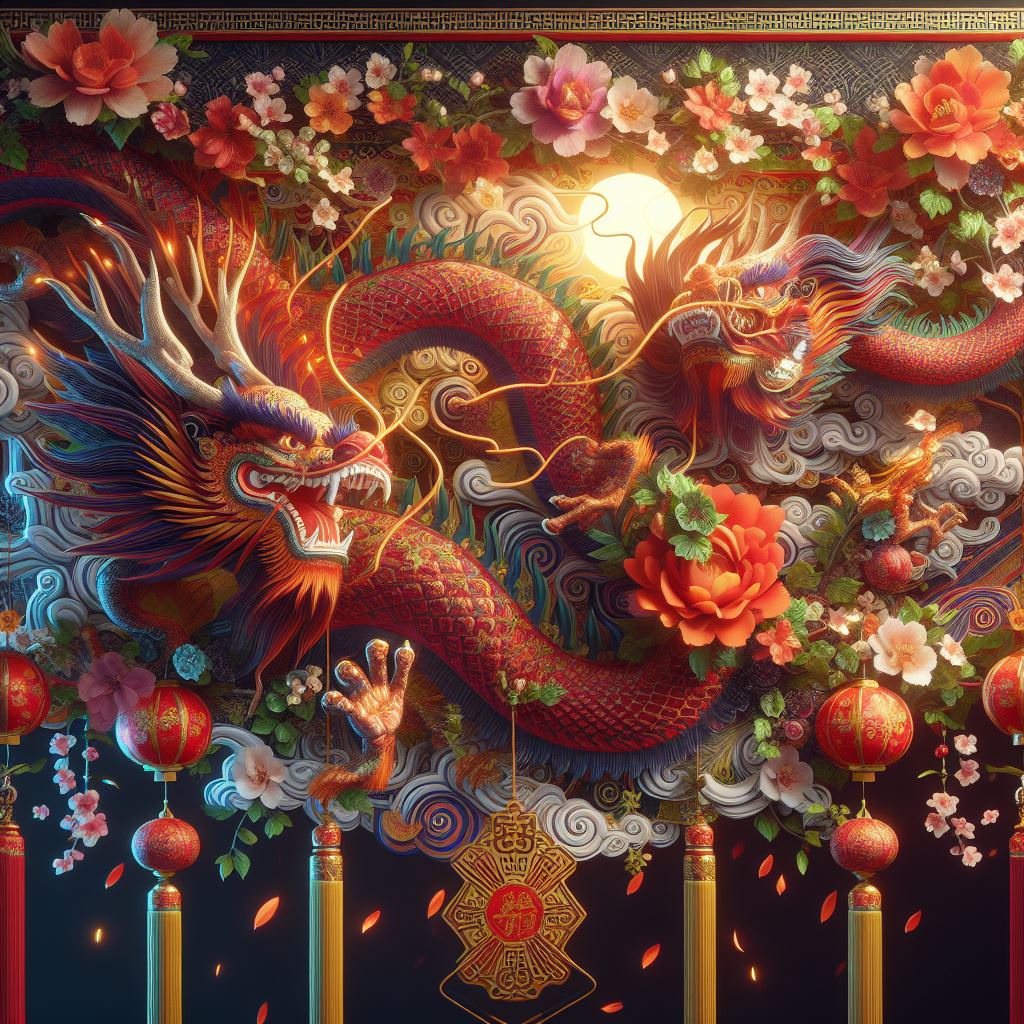 【新年祝賀語錄】2024龍年吉祥話 祝福您龍年行大運  好運龍總來！新年快樂 Happy new year of Dragon