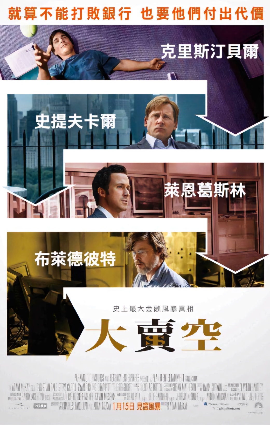 電影【大賣空】影評:眾人皆醉我獨醒 The Big Short