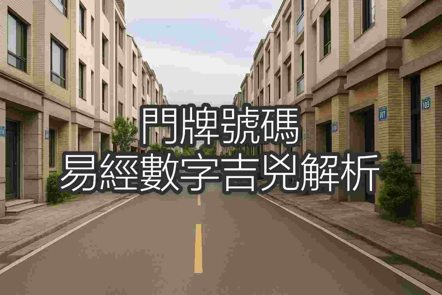 【門牌號碼風水】易經數字吉凶解析，影響家庭和諧與居家能量