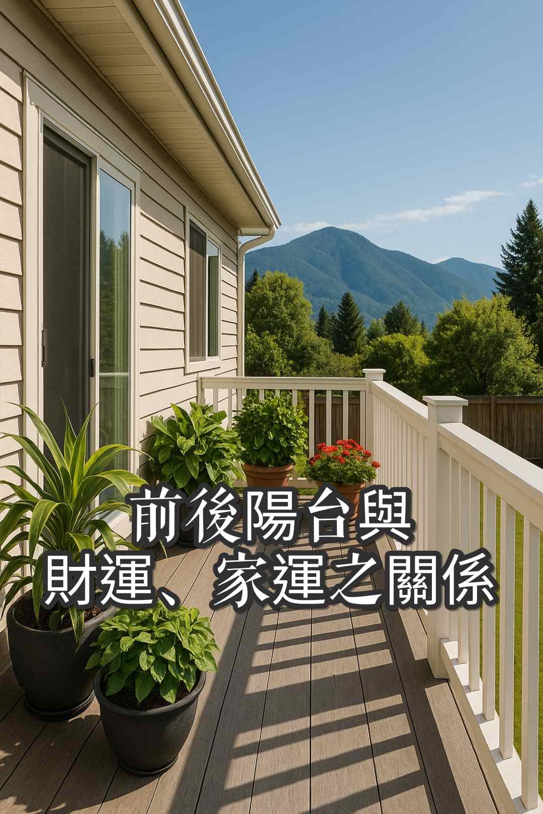 【風水】前陽台後陽台風水實務解析｜讓財運與家運同時暢通