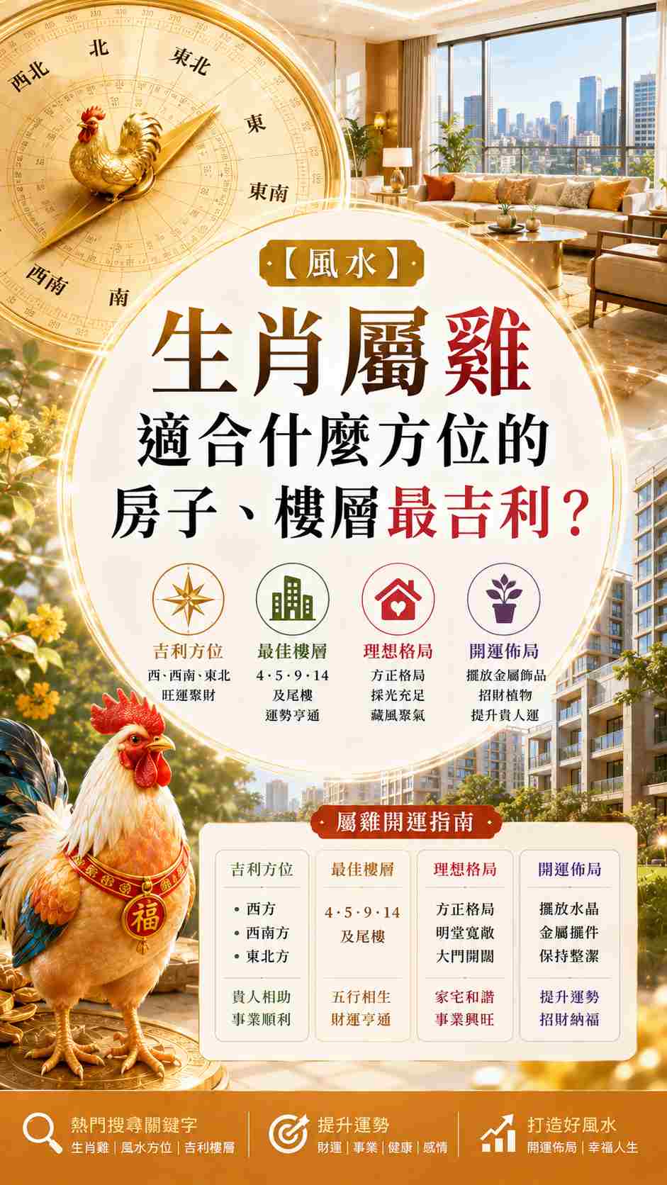 【風水】生肖屬猴適合什麼方位的房子、樓層最吉利？