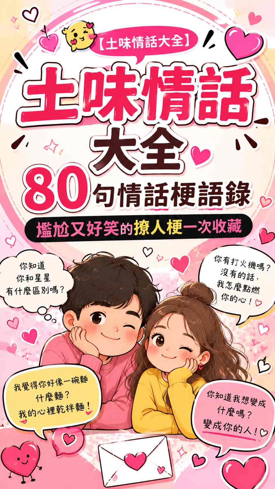 【土味情話大全】80 句情話梗語錄，尷尬又好笑的撩人梗一次收藏